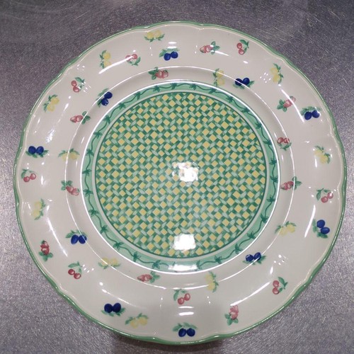 Assiette motif fruits - assiette, à