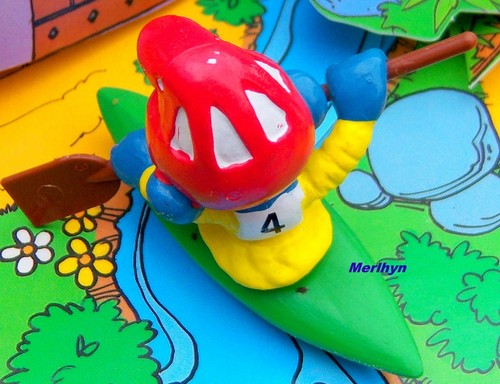 20502 serie schtroumpfs canoe - serie,