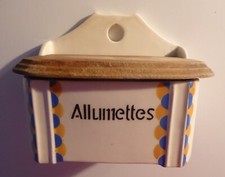 BOITE A ALLUMETTES FAIENCE