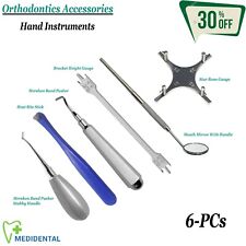 Dental Laboratoire Orthodontique accessoires Hand and Measuring Devices Kit de 6