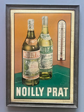 RARE Tole glaçoïde Publicitaire NOILLY PRAT Thermomètre 