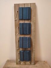 Cadre Porte photo mer Océan Cabine plage Marine - MARRON ET BLEU ???