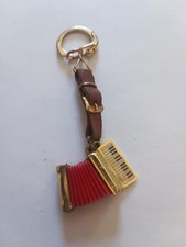 Porte-clés Instrument de Musique ACCORDEON sans marque Keychain Vintage 60'