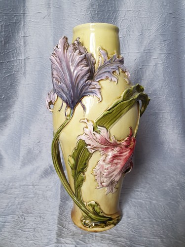 Vase barbotine art nouveau - en,