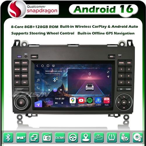 128go android autoradio - 8+128go, 16