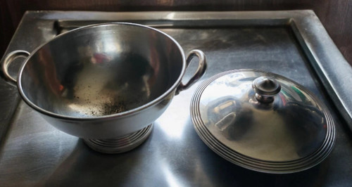 Soupière métal argenté - soupière,