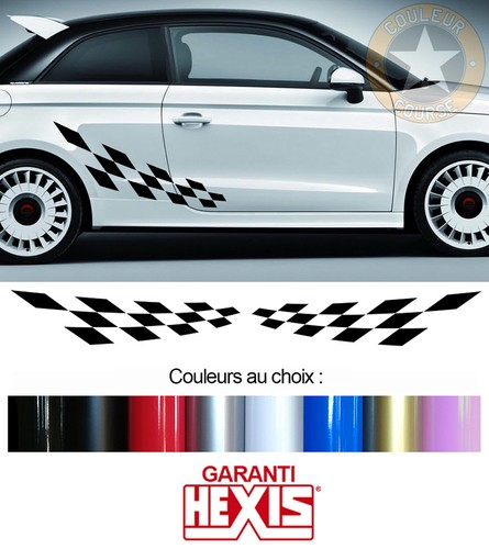 Bandes damiers pour audi - bandes,