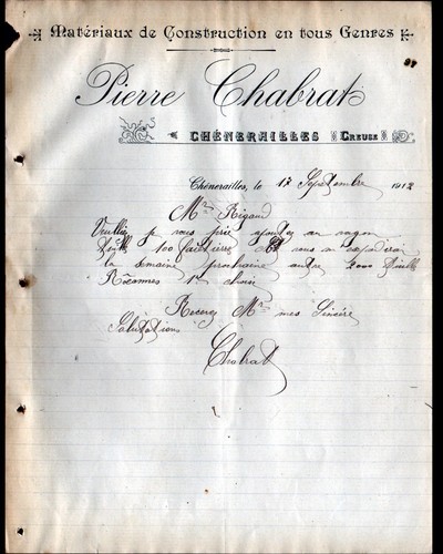 Chenerailles materiaux de - (23),