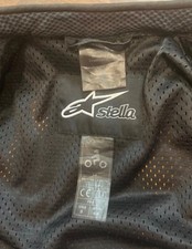 Veste moto Stella GP Plus V3 (femme) Cuir noir Alpinestars