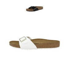 Birkenstock Madrid Birko-Flor Vernis Sandales Normal Femmes Chaussons