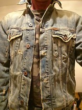 Veste en jean Ezra Fitch homme, XL, accroche-regard