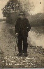 45 ISDES - CARTE PHOTO - le centenaire Mr A SOUCHET