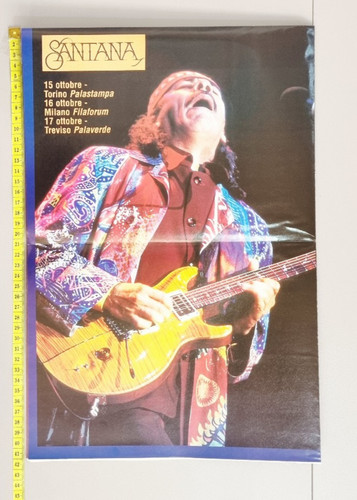 Affiche santana concert - santana,