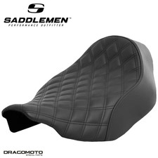 SELLE HARLEY TOURING SADDLEMEN Renegade 823-07-002LS Solo Noire Foam | GelCore™
