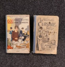 2 Anciens Livres De Recettes Tante Marie Et Cuisine Bourgeoise , Années 30-40