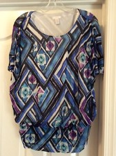 Chico's Women's Blue White