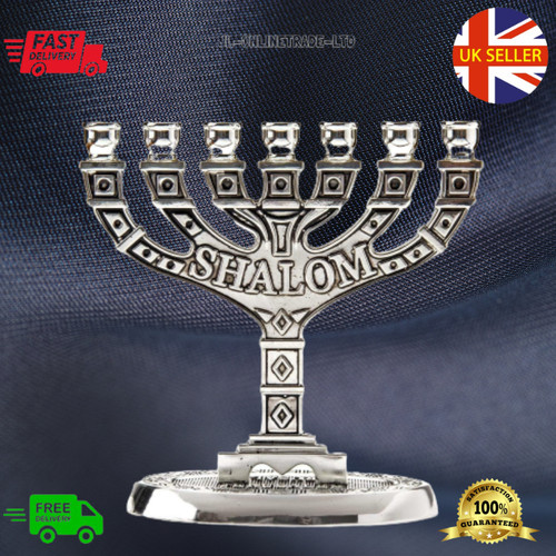 Neuf argent hanoukah cadeau - hanoukah,