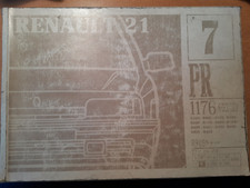 Renault 21 R21 hayon + Quadra - 1989 à 1996 : catalogue pièces PR1176-7