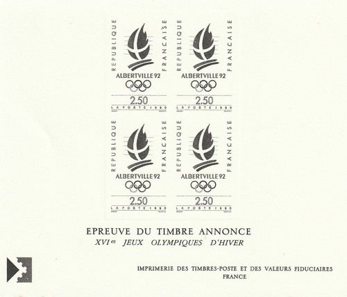France epreuve 1992 - france,
