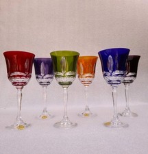 6 verres à vin cristal