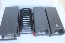 4 range K7 valises de transport vintage