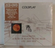 COLDPLAY / Parachutes / A Rush Of Blood To The Head / Live 2003 - 2CD + Dvd Neuf