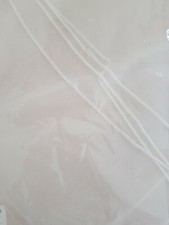 Voile mariée bordure satin et