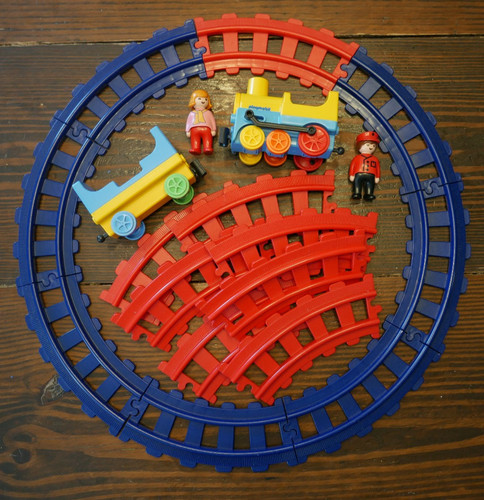 Playmobil small train - 1-2-3,
