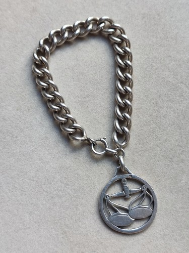 Vintage bracelet gourmette - , en