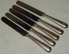 Métal argenté ercuis - argenté, x5
