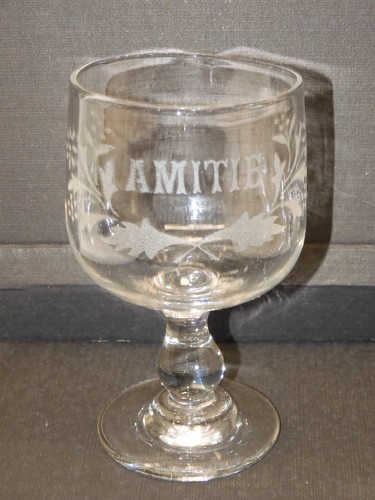 Ancien verre soufflé - -ancien,