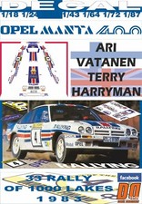 DECAL OPEL MANTA 400 ROTHMANS A.VATANEN 1000 LAKES R. 1983 DnF (02)