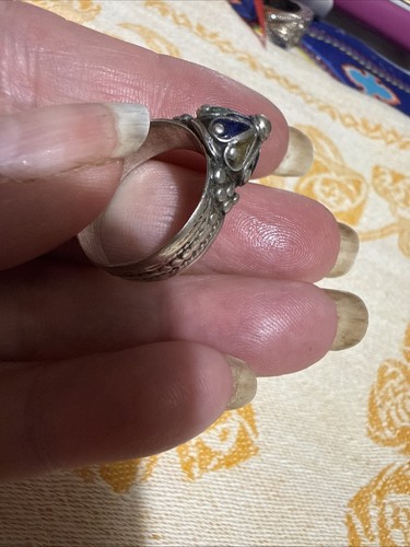 Bague émaillée ancienne - Émaillée, en