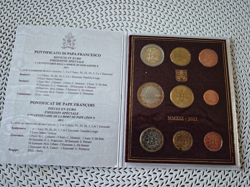 Set vatican pièces euros bu - 9,