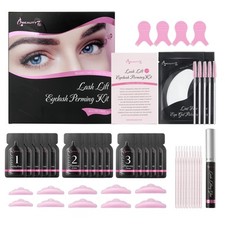 Kit de Cils Rehaussement 2 en 1 Professionnel Semi-permanent pour Cils et Sou...