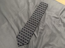 Cravate en soie Gucci noire