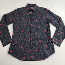 Express Chemise Adulte Taille M 15-15.5 Slim Coton NBA Atlanta Faucons Léopard