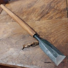 Ancien ciseau long à bois outil de menuiserie NOMI fabriqué par des artisans ...