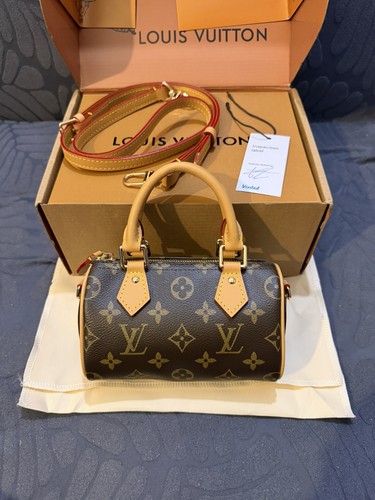Sac louis vuitton nano speedy - sac,