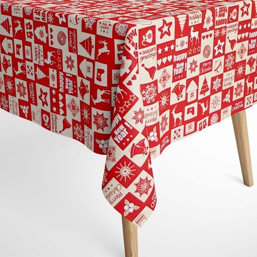 Nappe coton noël avent - en,