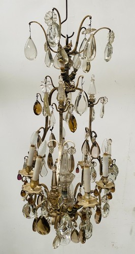 Lustre cage monture - bronze, à