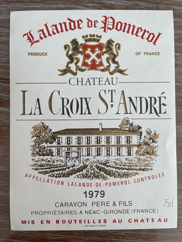 étiquette château croix - Étiquette,