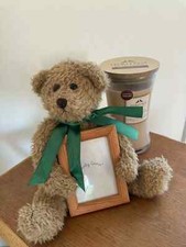 10⚜️ Peluche Doudou Nounours Ourson Cadre Country Corner