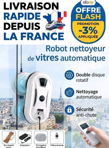 Robot nettoyeur vitres - nettoyeur,