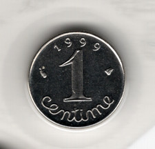 1 CENTIME 1999 BU ÉPI FDC