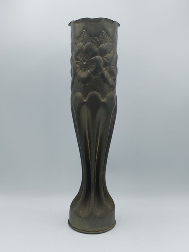 Vase art nouveau régule - vase, en