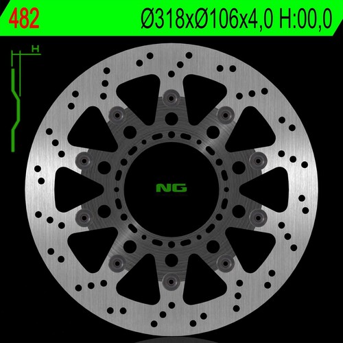 Disque frein avant - disque,
