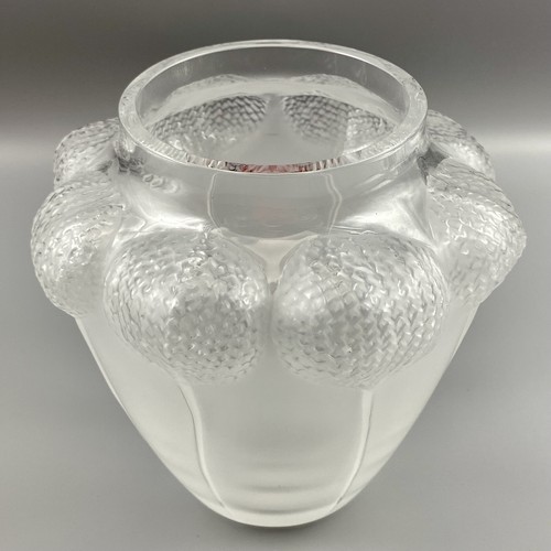 Lalique bali vase france hand - lalique,
