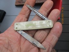 Ancien Petit Canif Couteau Lime de Poche Pliant Champagne J Georg & Cie Epernay