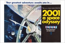 2001 a SPACE ODYSSEY FILM Rlnu - POSTER HQ 40x60cm d'une AFFICHE CINéMA